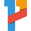 The Pa11y logo, a P character in multiple colours