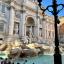 The very beautiful and impressive Trevi Fountain, in Rome