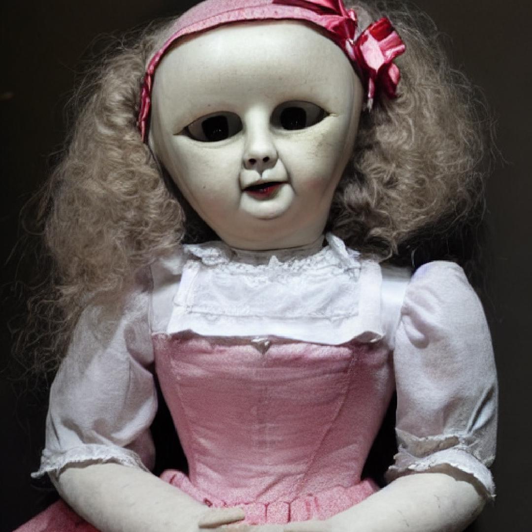 Liz the Haunted Doll watching you sleep
